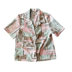 Vintage Allison Daley Button Up Collar Shirt